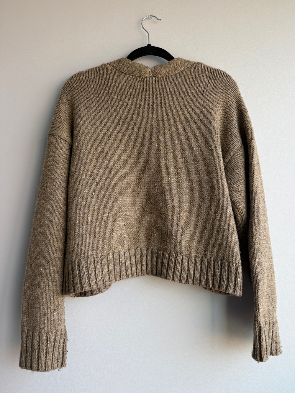 H by Halston  Cropped V-Neck Button Cardigan - Picture 5 of 6
